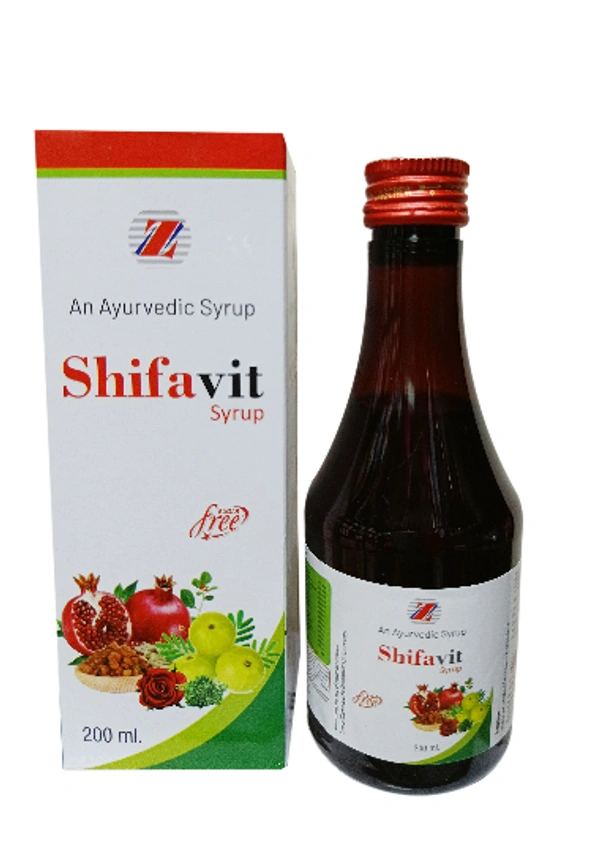 Shifavit Syrup — Ayurvedic Rejuvenation & Vitality Tonic (Ashwagandha • Shatavari • Shwet Musli) | Energy, Stamina & Reproductive Support (Herbal)